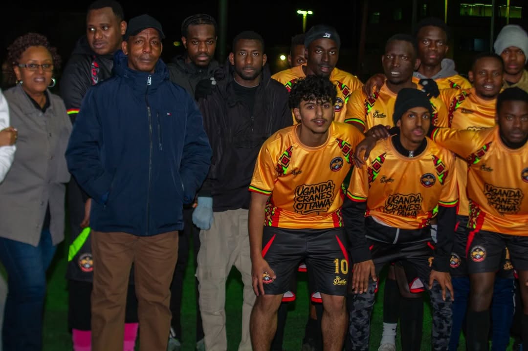 Uganda Cranes Ottawa FC youth academy training session with soccer coach